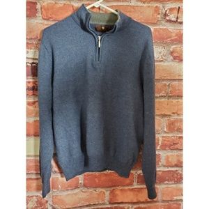 Toscano Blue Wool Sweater Size XXL